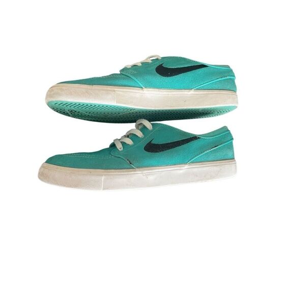 NIKE Zoom Stefan Janoski SB Green sneakers size 8.5 - Picture 1 of 10